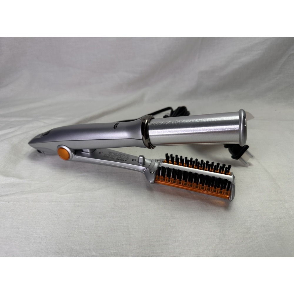 InStyler IS1001 Rotating Hair Straightening Curling Hot Iron 1-1/4" Tested Works
